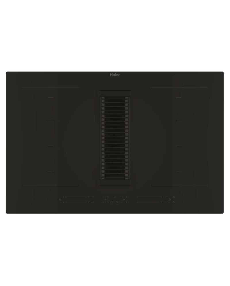 HAIER PLACA INDUÇAO 80CM C/EXAUSTOR 4ZONAS PRETO