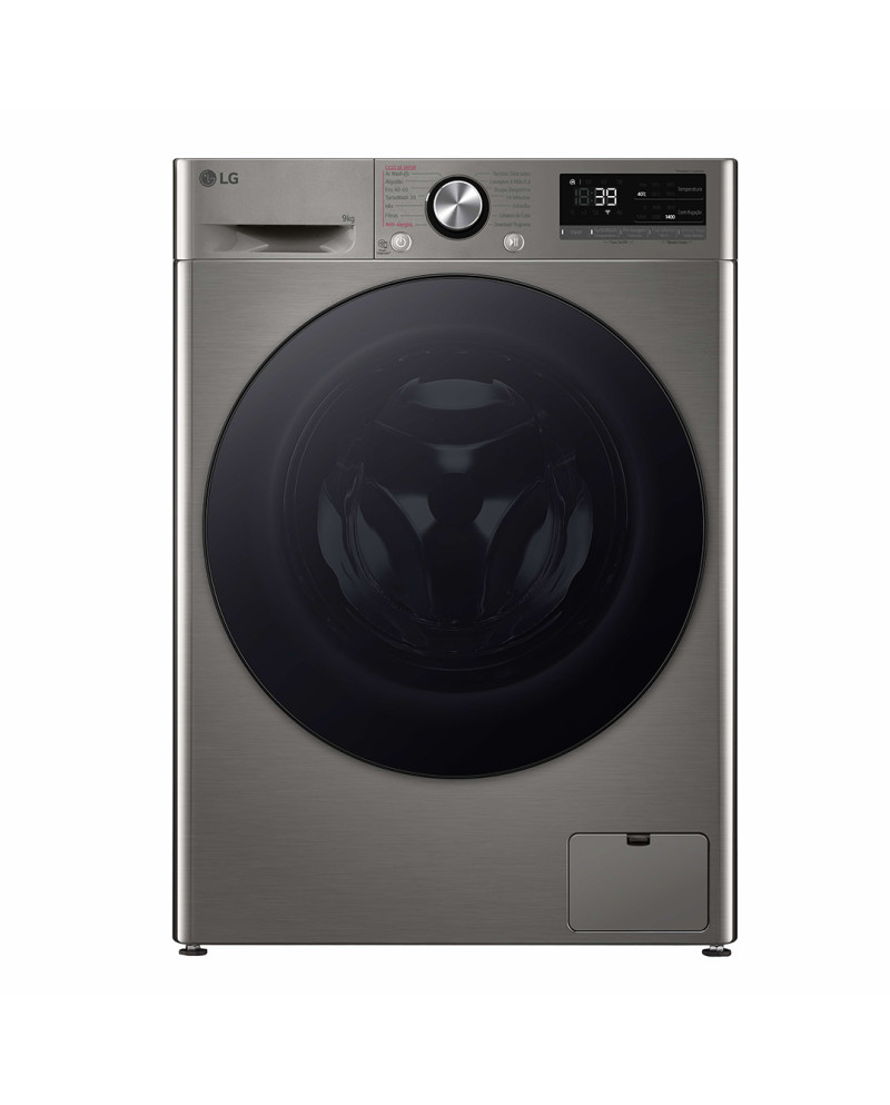 LG MAQUINA ROUPA 9KG 1400RT AI DD STEAM WIFI INOX(A) LG MAQUINA ROUPA 9KG 1400RT AI DD STEAM WIFI INOX(A)