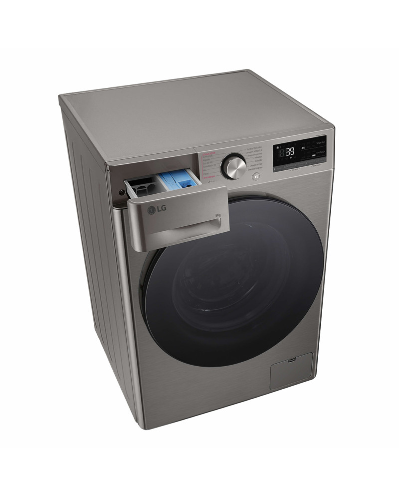 LG MAQUINA ROUPA 9KG 1400RT AI DD STEAM WIFI INOX(A) LG MAQUINA ROUPA 9KG 1400RT AI DD STEAM WIFI INOX(A)