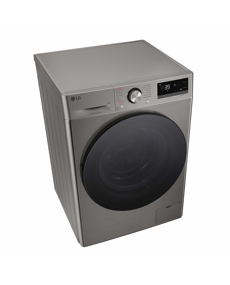 LG MAQUINA ROUPA 9KG 1400RT AI DD STEAM WIFI INOX(A) LG MAQUINA ROUPA 9KG 1400RT AI DD STEAM WIFI INOX(A)