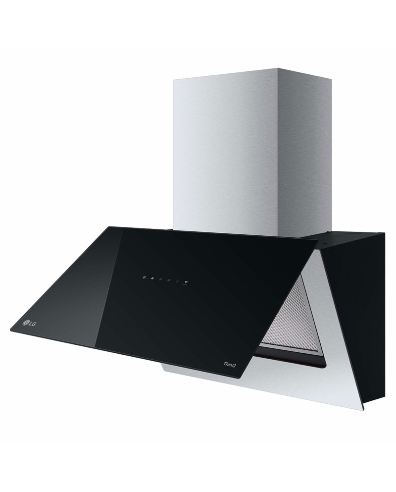 LG CHAMINE PAREDE 60CM 600M3/H PRETO (C)