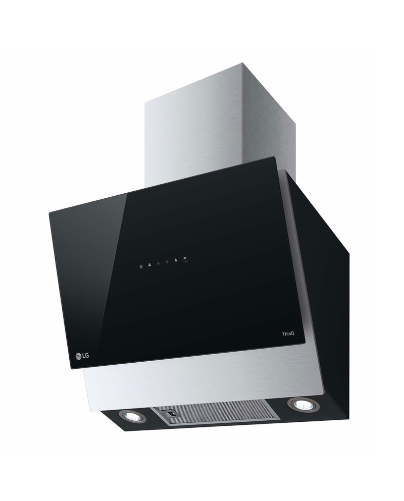 LG CHAMINE PAREDE 60CM 600M3/H PRETO (C)