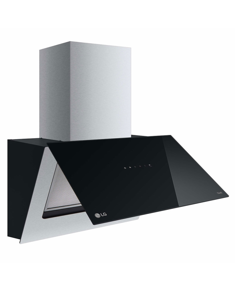 LG CHAMINE PAREDE 60CM 600M3/H PRETO (C)