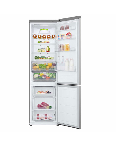 LG COMBINADO 2030X595X682MT 387LT NF SILVER (D) LG COMBINADO 2030X595X682MT 387LT NF SILVER (D)