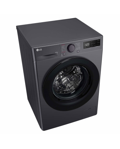 LG MAQUINA LAVAR 9KG E SECAR 6KG 1400RT AIDD STEAM PRETO (A