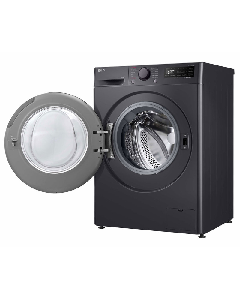 LG MAQUINA LAVAR 9KG E SECAR 6KG 1400RT AIDD STEAM PRETO (A