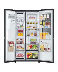 LG SIDE BY SIDE 1790X913X735MT NF 628LT BLACK (D)