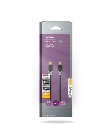 NEDIS CABO USB 3.2 G1 MACHO MACHO 2MT NEDIS CABO USB 3.2 G1 MACHO MACHO 2MT