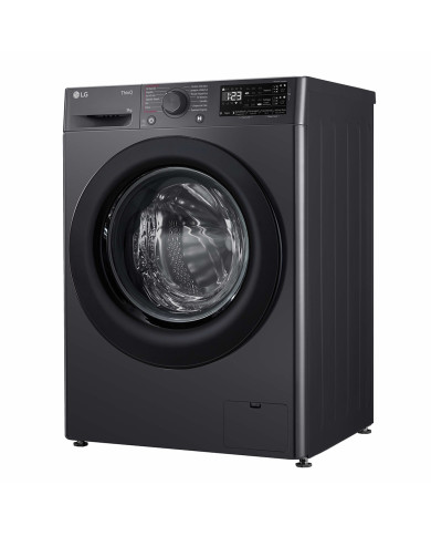 LG MAQUINA ROUPA 9KG 1400RT AI DD STEAM WIFI PRETA(A)