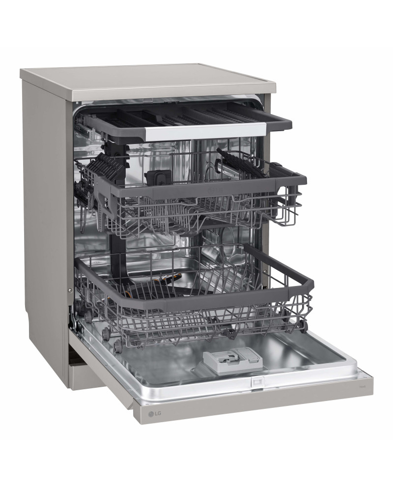 LG MAQUINA LOUÇA 9PROG 14TALHERES 3 CESTOS INOX (C)