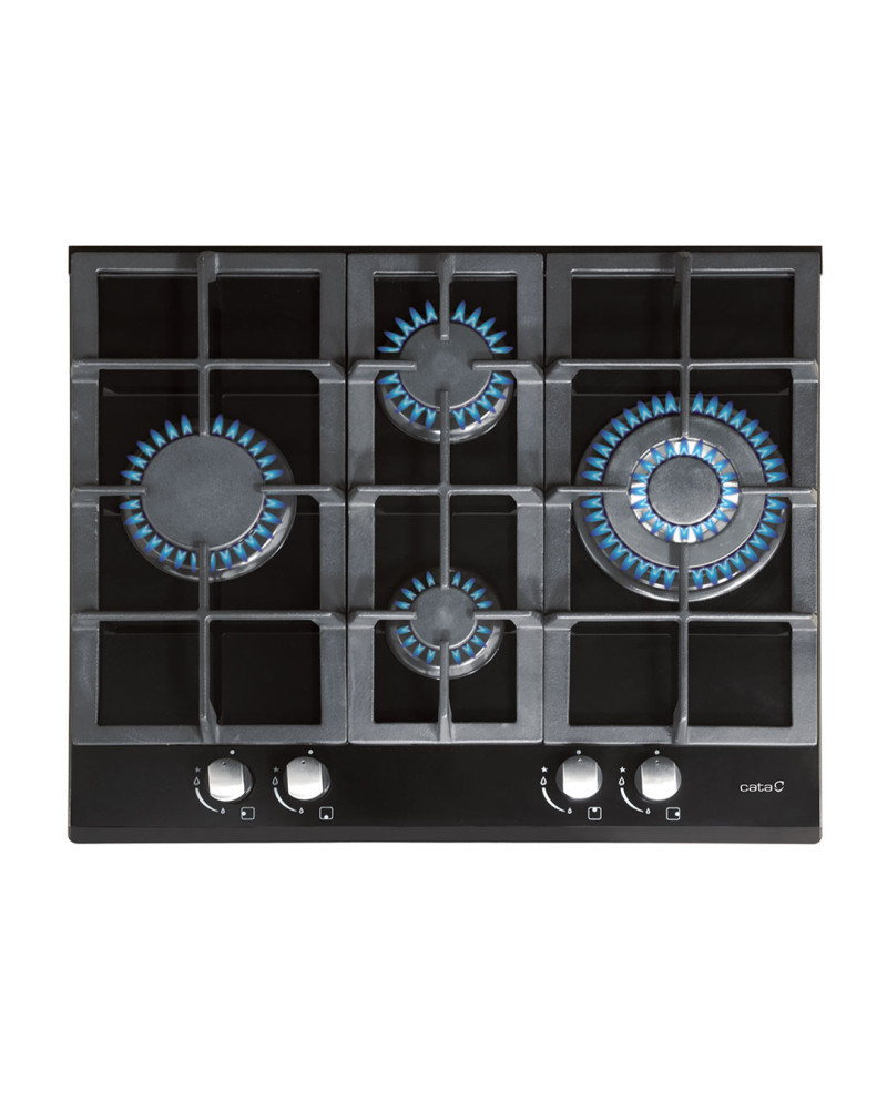 CATA PLACA CRISTALGAS 60CM 4GAS NAT C/INJ GAS BUT CATA PLACA CRISTALGAS 60CM 4GAS NAT C/INJ GAS BUT