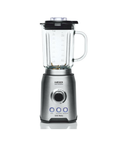 HAEGER LIQUIDIFICADORA 1200W JARRA VIDRO 1,75LT 3 FUNÇOES HAEGER LIQUIDIFICADORA 1200W JARRA VIDRO 1,75LT 3 FUNÇOES