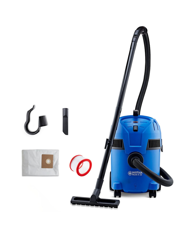 NILFISK ASPIRADOR 1200W PO E AGUA 22LT 18451551 INOX NILFISK ASPIRADOR 1200W PO E AGUA 22LT 18451551 INOX