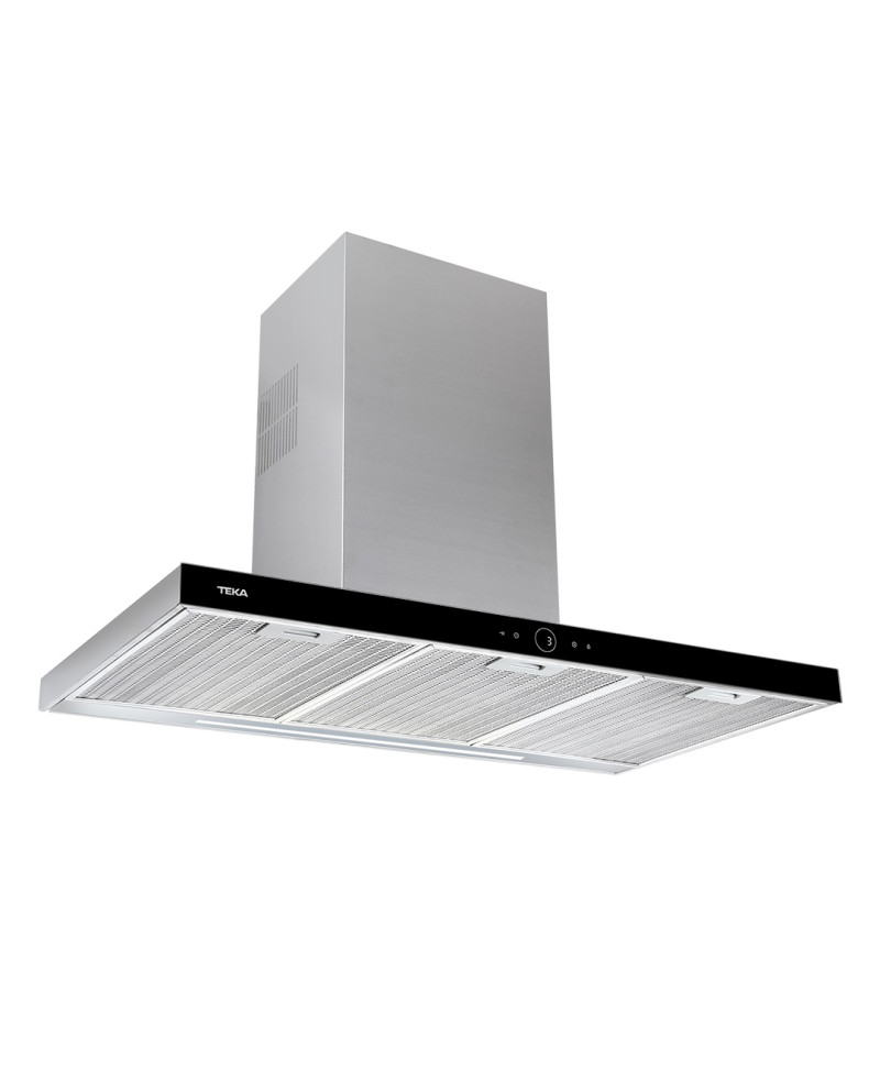 TEKA CHAMINE DE PAREDE 90CM INOX/PRETO A+