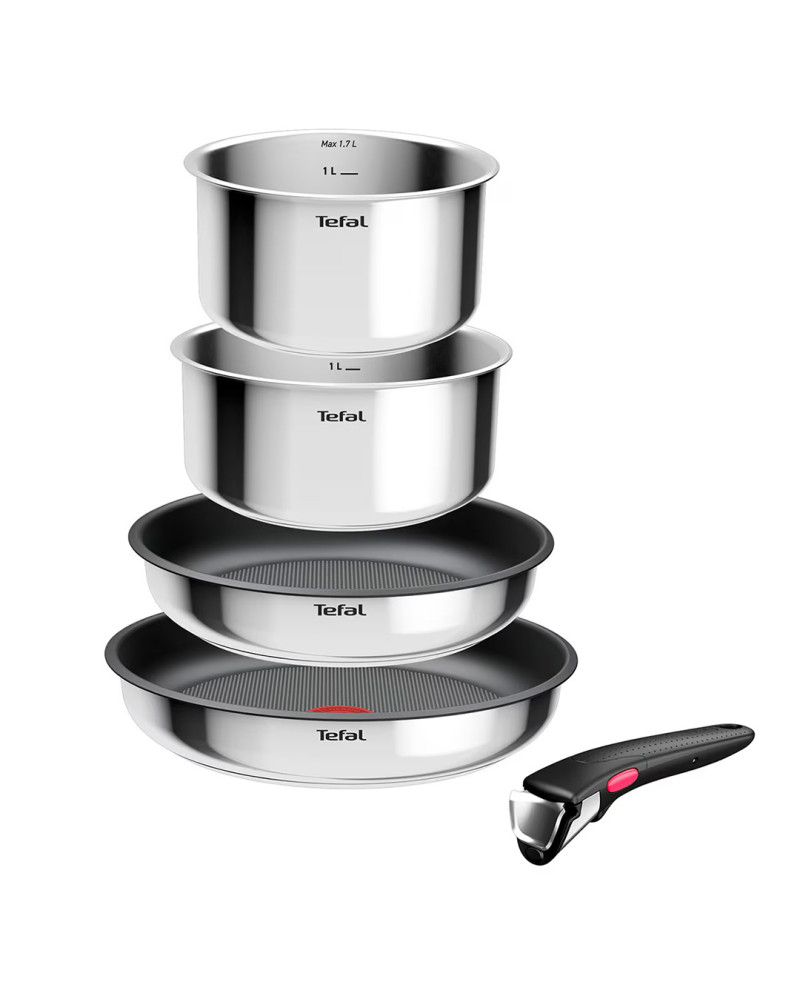 TEFAL SET 5 PEÇAS INGENIO COOK EAT 24/26+C16/18CM+PEGA