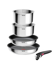 TEFAL SET 5 PEÇAS INGENIO COOK EAT 24/26+C16/18CM+PEGA