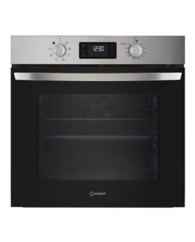 INDESIT FORNO MULTIF. PIROLITIDO HIDROLITICO 71LT INOX A++ INDESIT FORNO MULTIF. PIROLITIDO HIDROLITICO 71LT INOX A++