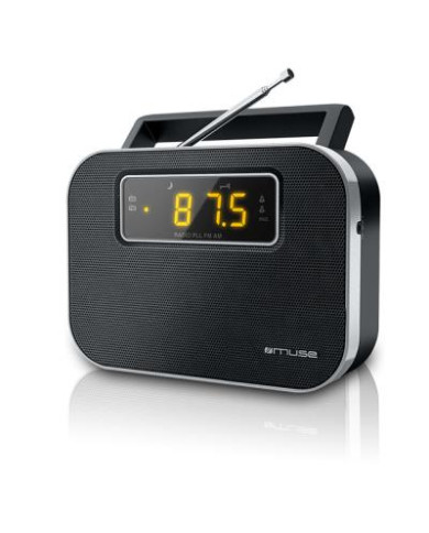 MUSE RADIO PORTATIL C/ RELOGIO AM/FM 230V MUSE RADIO PORTATIL C/ RELOGIO AM/FM 230V