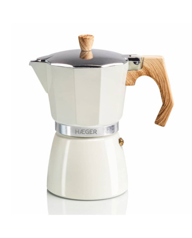 HAEGER CAFETEIRA INOX ITALIANA 6 CHAVENAS BEGE HAEGER CAFETEIRA INOX ITALIANA 6 CHAVENAS BEGE