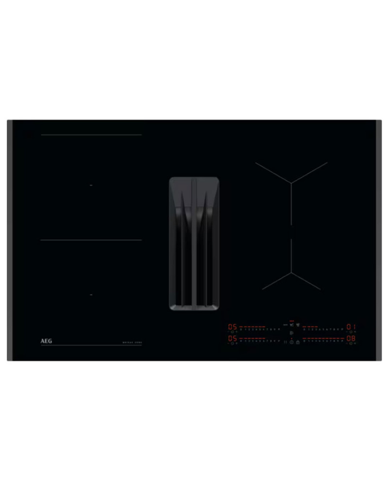 AEG PLACA INDUÇAO 80CM C/ EXAUTOR INTEGRADO