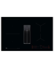 AEG PLACA INDUÇAO 80CM C/ EXAUTOR INTEGRADO