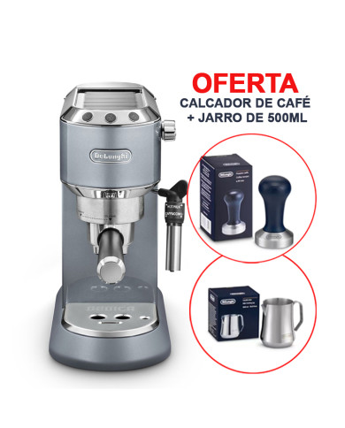DELONGHI MAQUINA CAFE EXPRESSO 15BAR AÇO INOX DEDICA METALLI DELONGHI MAQUINA CAFE EXPRESSO 15BAR AÇO INOX DEDICA METALLI
