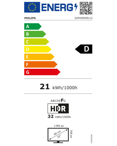 PHILIPS LED 32" HD SMART TV 3HDMI 1USB (D) PHILIPS LED 32" HD SMART TV 3HDMI 1USB (D)