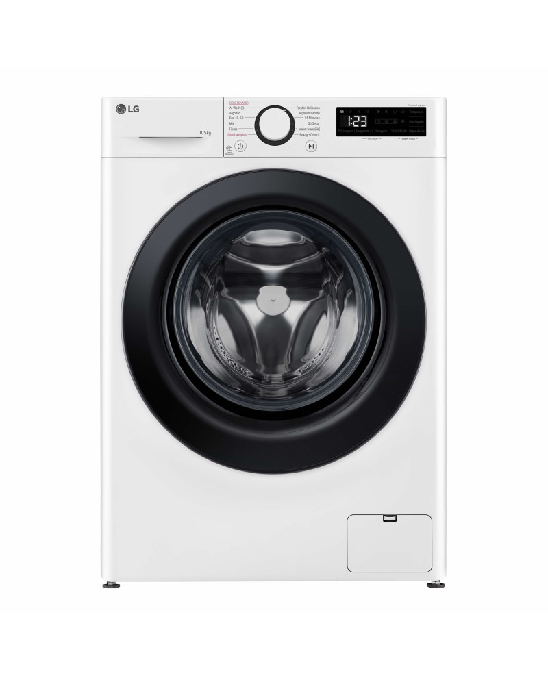 LG MAQUINA LAVAR 8KG E SECAR 5KG 1400RT AIDD STEAM (E)