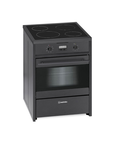 MEIRELES FOGAO 60X60 4Z VITRO FORNO ELECT MULTIF PRETO