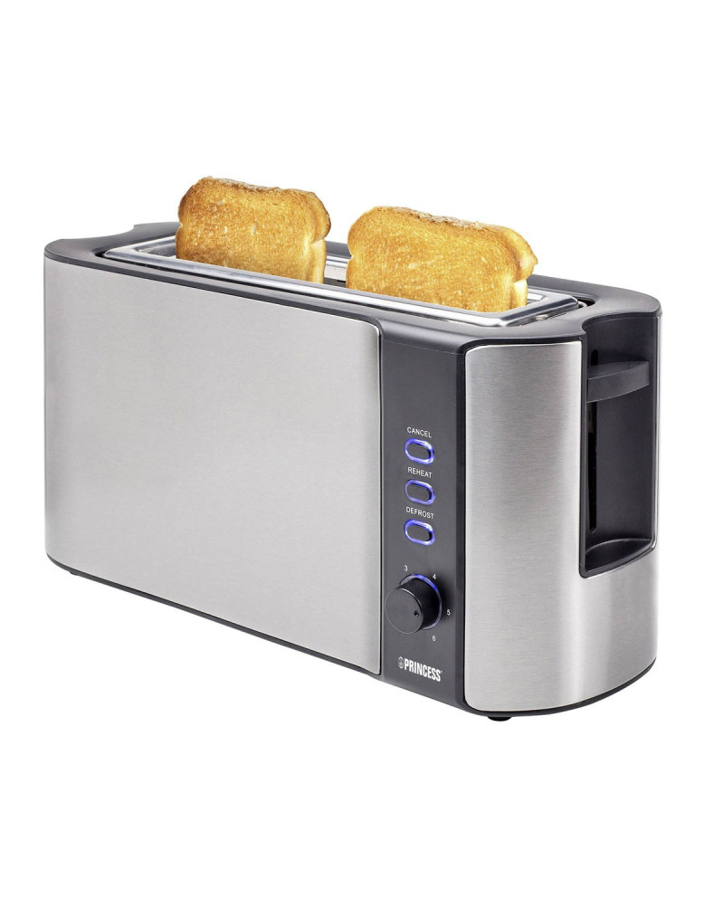 PRINCESS TORRADEIRA 1000W 1 RANHURA INOX