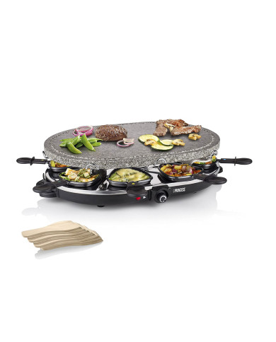 PRINCESS RACLETTE GRILL OVAL 1200W 8 PESSOAS 43X30 PRINCESS RACLETTE GRILL OVAL 1200W 8 PESSOAS 43X30