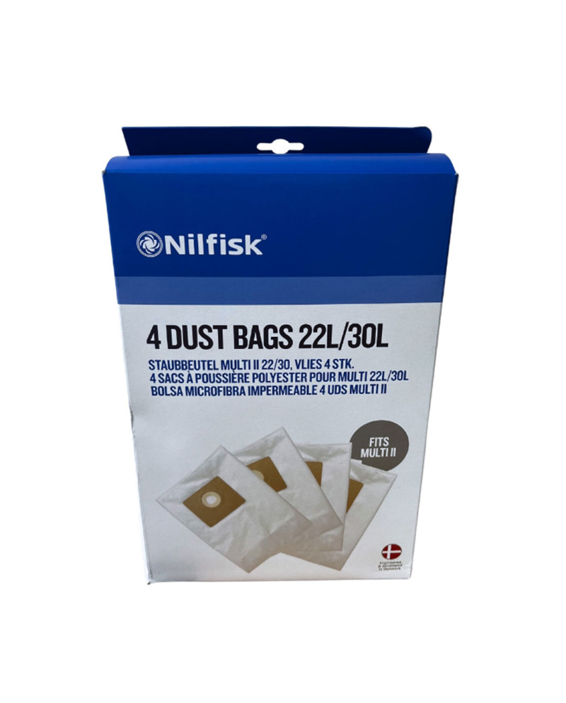 NILFISK SACOS ASPIRADOR P/ II22L/30L