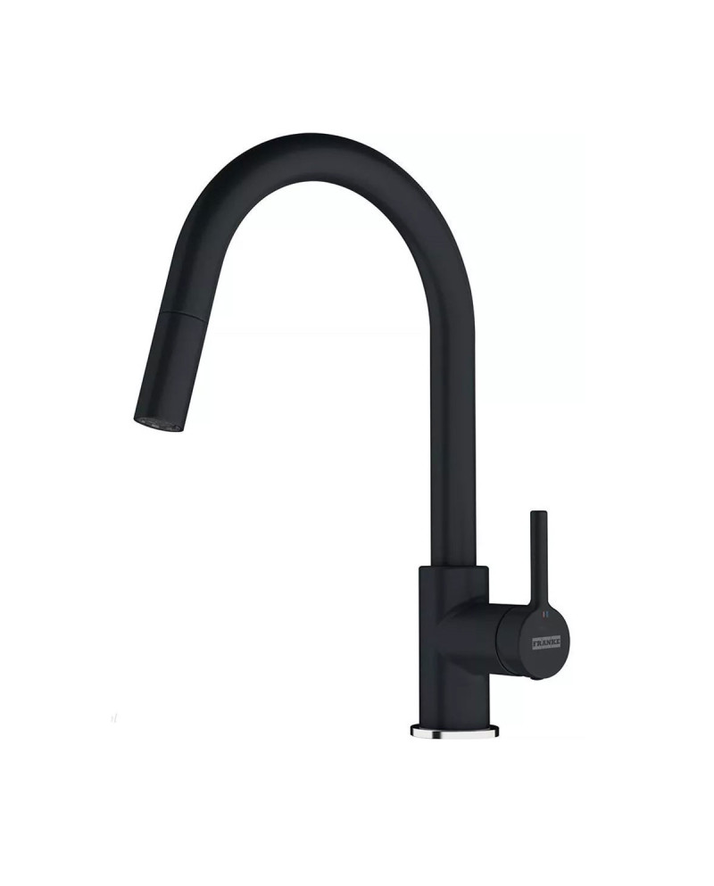 FRANKE MISTURADORA LINA DUCHE PRETO MATE