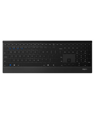 RAPOO TECLADO S/FIO E9500M MULTI MODE ULTRA SLIM PRETO RAPOO TECLADO S/FIO E9500M MULTI MODE ULTRA SLIM PRETO