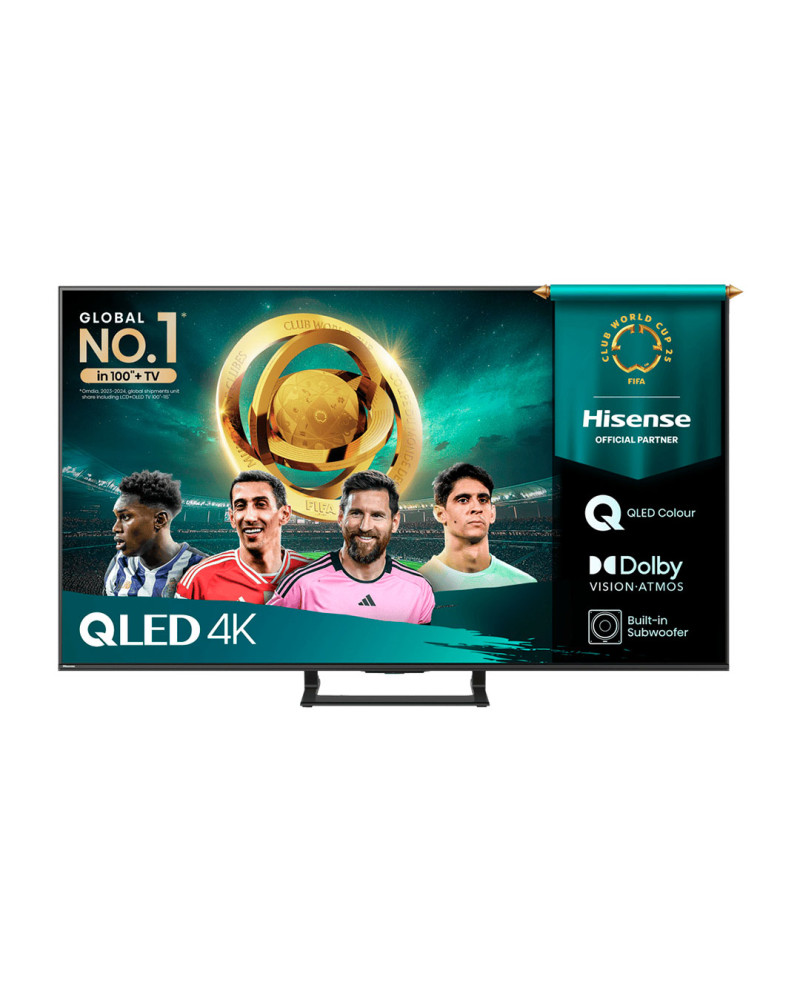 HISENSE QLED 55" 4K UHD SMARTTV 3HDMI 2USB (E)
