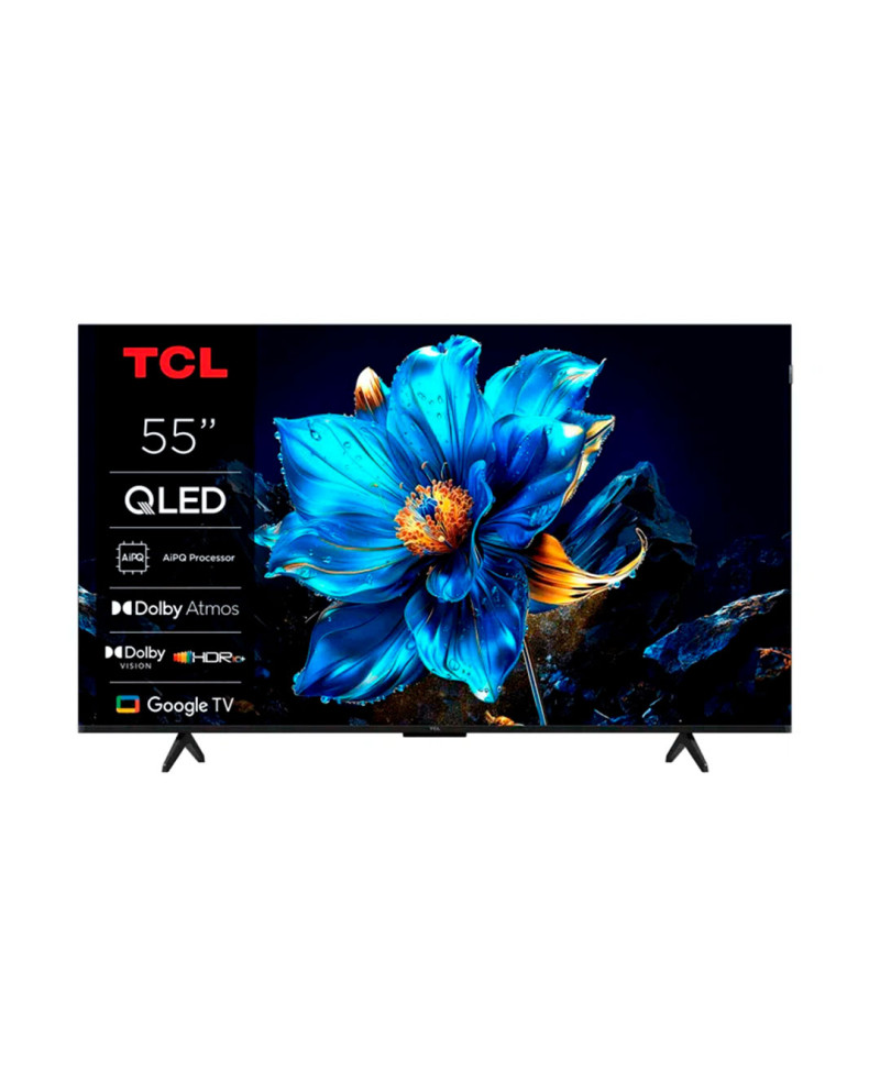 TCL QLED 55" 4K UHD GOOGLE TV 3HDMI 2USB (F)