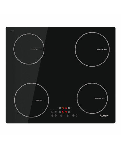 APELSON PLACA INDUÇAO 4ZONAS BOOSTER C/TEMPORIZADOR APELSON PLACA INDUÇAO 4ZONAS BOOSTER C/TEMPORIZADOR