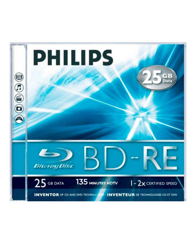 PHILIPS BLU-RAY REWRITABLE 25GB 2x PHILIPS BLU-RAY REWRITABLE 25GB 2x