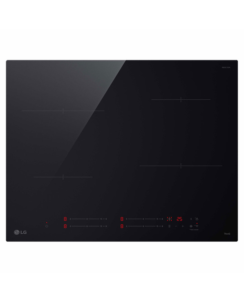 LG PLACA INDUÇAO 60CMS 4 ZONAS 5 NIVEIS POTENCIA
