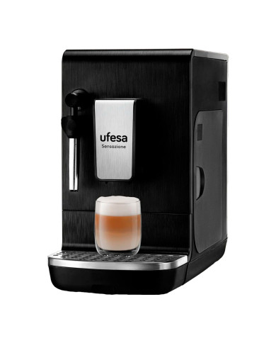 UFESA MAQUINA CAFE AUTOMATICA SENSAZIONE 20 BARES 1500W UFESA MAQUINA CAFE AUTOMATICA SENSAZIONE 20 BARES 1500W
