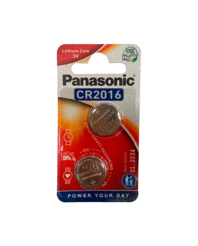 PANASONIC PILHAS LITHIUM COIN 3V CR2016 PANASONIC PILHAS LITHIUM COIN 3V CR2016