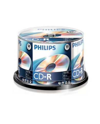 PHILIPS CD-R 80MIN 700MB 52x SP (50) PHILIPS CD-R 80MIN 700MB 52x SP (50)