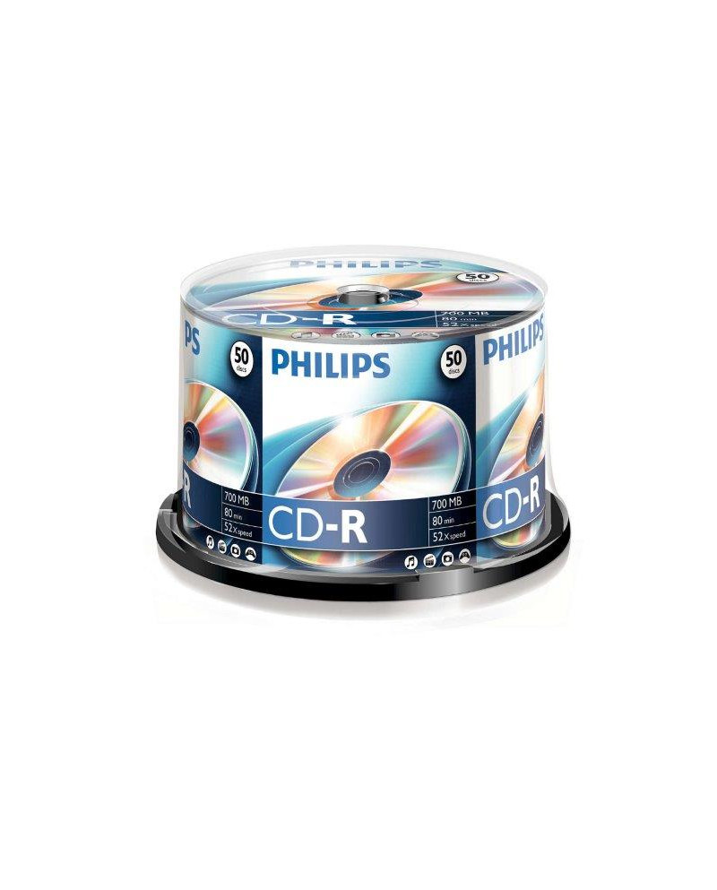 PHILIPS CD-R 80MIN 700MB 52x SP (50)