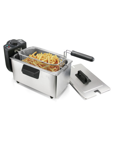 HAEGER FRITADEIRA 2000W 3LT DEEP & GO INOX HAEGER FRITADEIRA 2000W 3LT DEEP & GO INOX