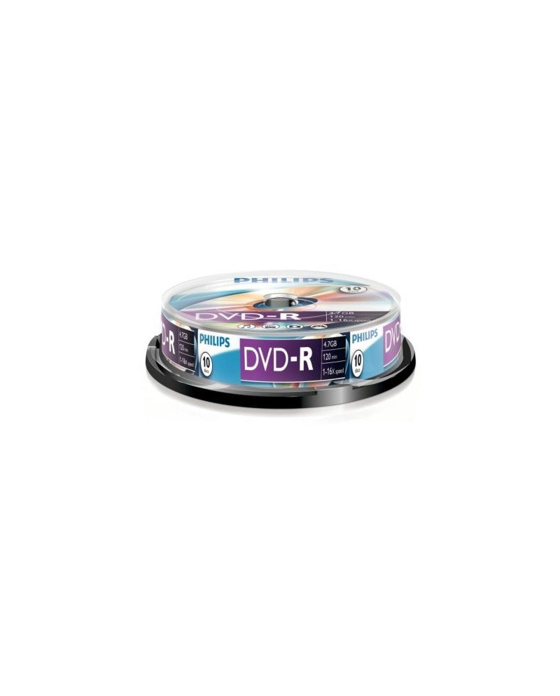 PHILIPS  DVD-R 4,7GB 16x SP (10)