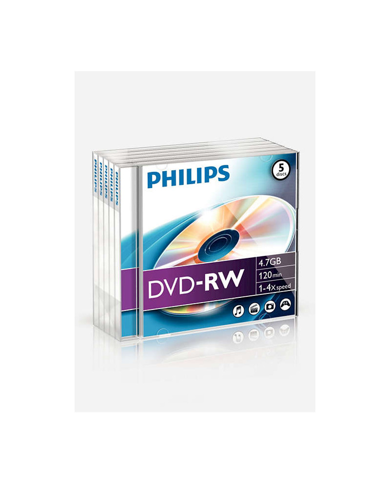 PHILIPS DVD-RW 120MIN 4,7GB 4x