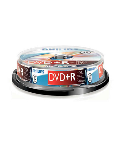 PHILIPS DVD+R 4,7GB 16x SP (10) PHILIPS DVD+R 4,7GB 16x SP (10)