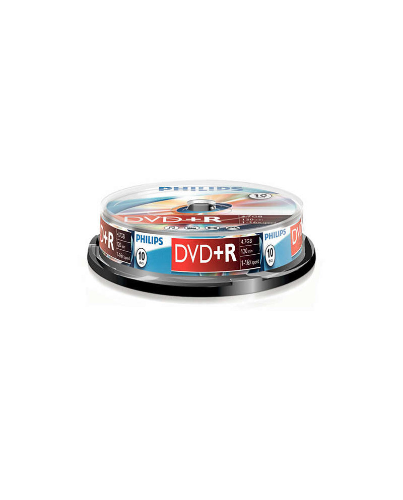 PHILIPS DVD+R 4,7GB 16x SP (10)