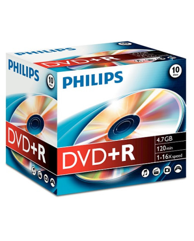 PHILIPS DVD+R 120MIN 4,7GB 16x PHILIPS DVD+R 120MIN 4,7GB 16x