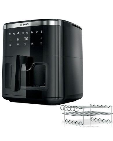 BOSCH FRITADEIRA 7,2LT 1800W AIR FRYER PRETA BOSCH FRITADEIRA 7,2LT 1800W AIR FRYER PRETA